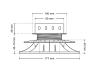 Stopa tarasowa STANDARD 30-220mm